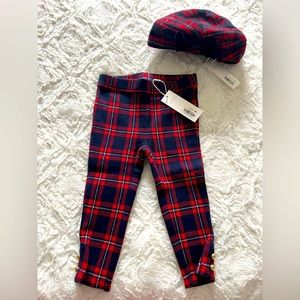 (SOLD) Janie and jack pants and hat NWT